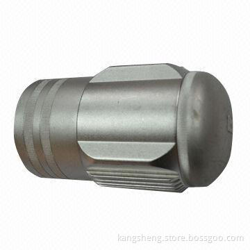 Die-casting CNC lathed security camera holder, surface is painted, colors are optional, ADC12, ADC3